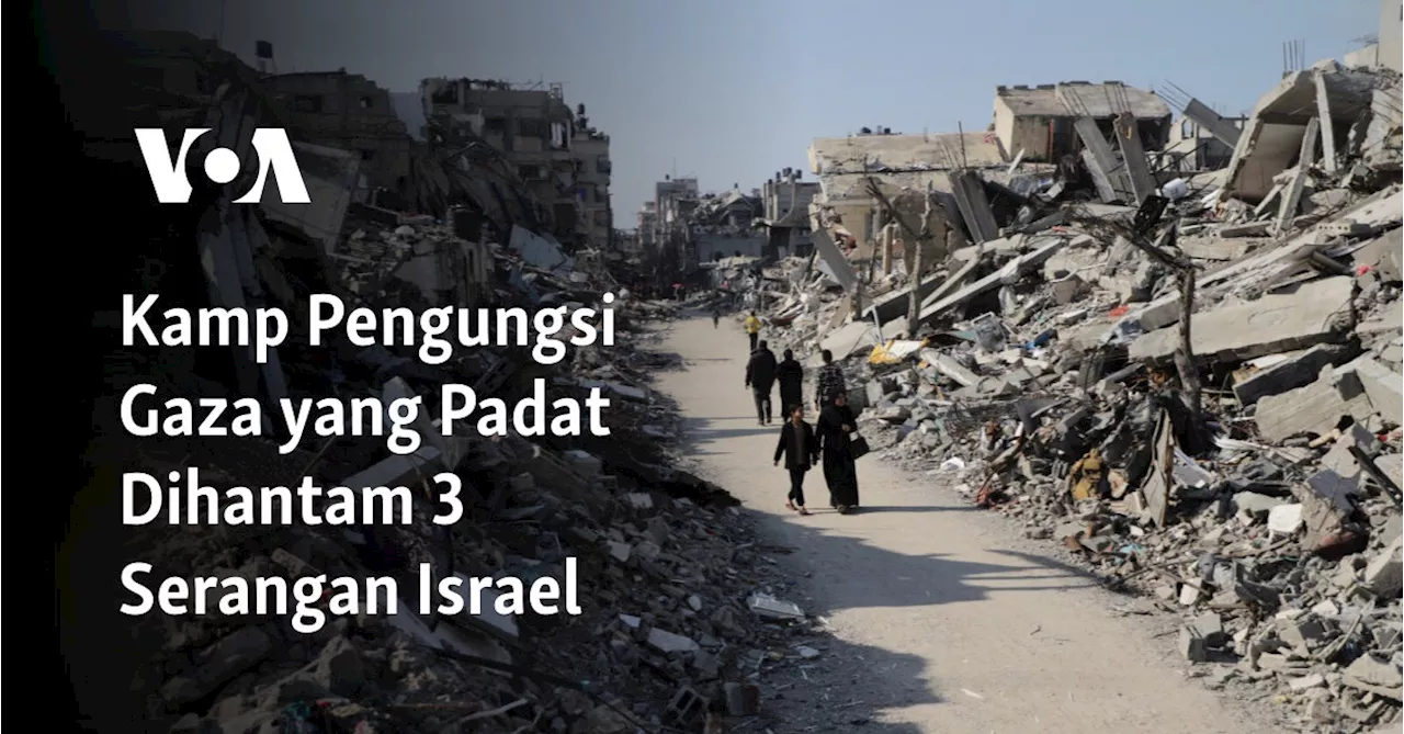 Kamp Pengungsi Gaza yang Padat Dihantam 3 Serangan Israel