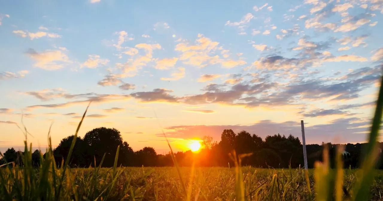 Enjoy this incredibly comfortable (but brief) break from summer heat & humidity