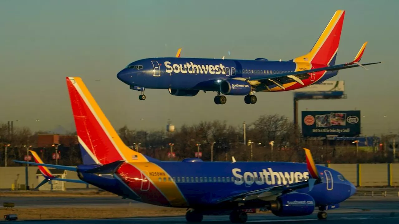 Southwest Airlines says a key measure of pricing power will be weaker than expected in 2Q