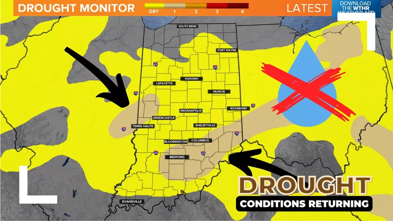 Drought conditions have officially returned to parts of Indiana | Live Doppler 13 Weather Blog