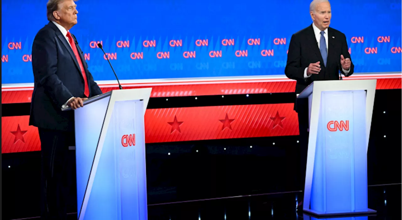 Faltering Biden, forceful Trump clash in presidential debate