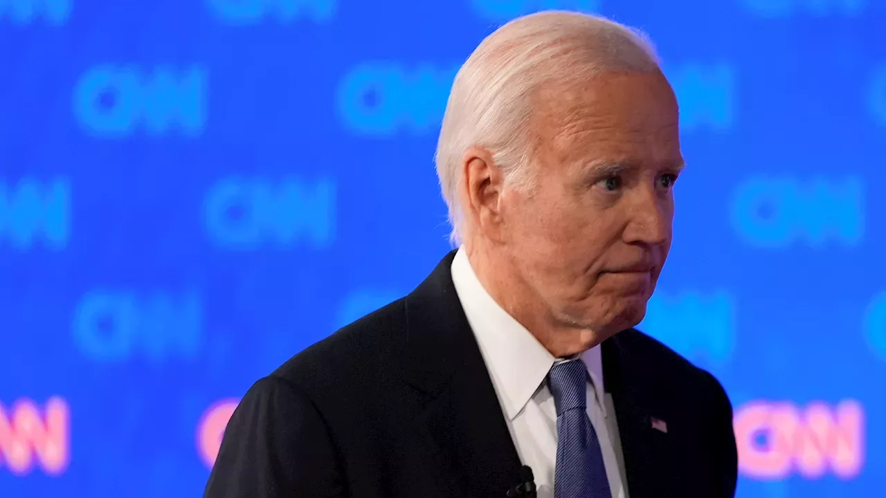 A Halting Biden Tries To Confront Trump At Debate But Stirs Democratic ...