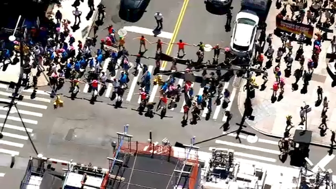 Climate protesters in New York City call for end of fossil fuel funding by Wall Street