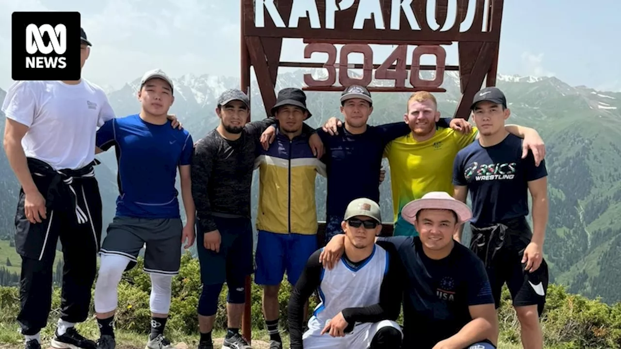 Meet the Aussie wrestlers training for the Paris Olympics on a remote mountain in Kyrgyzstan