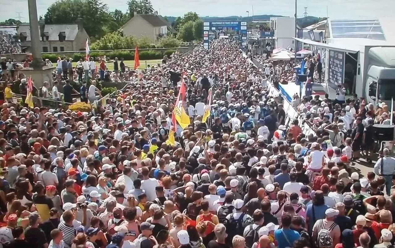 Les championnats de France de cyclisme de Saint-Martin-de-Landelles battent tous les records