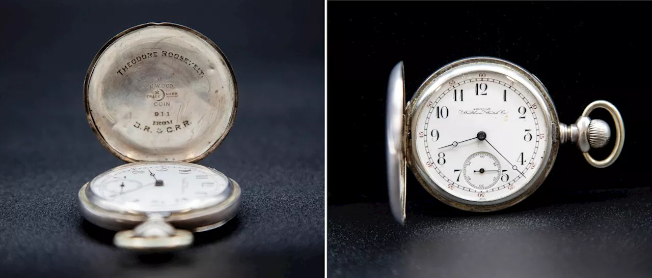 Theodore Roosevelt's pocket watch was stolen in 1987. It's finally back at his New York home |