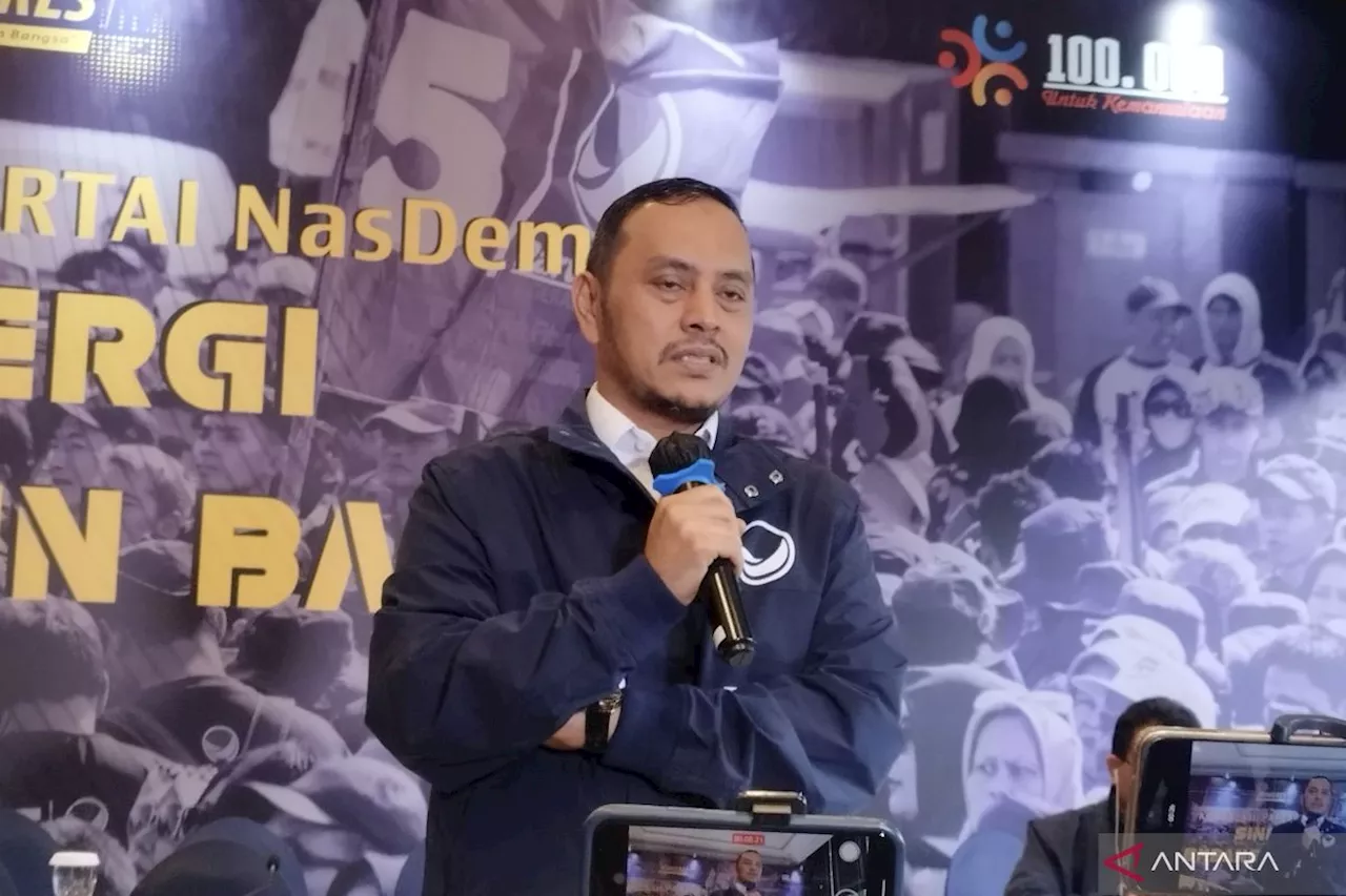 NasDem: Bakal ada pembahasan pemilihan ketua umum saat kongres partai