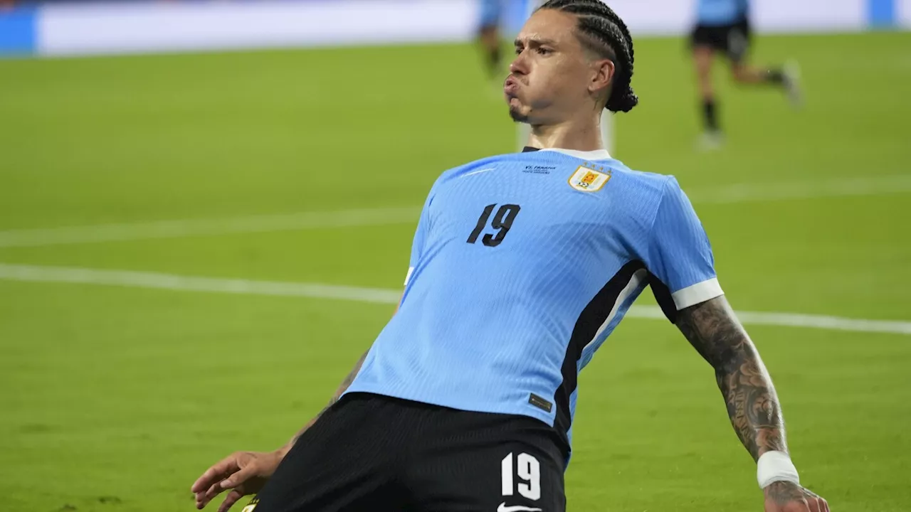 Uruguay routs Bolivia 5-0 at Copa America as Núñez scores in 7th straight game