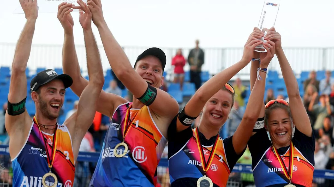 Beach-Volleyball: Deutsche Duos mit machbaren Gruppen