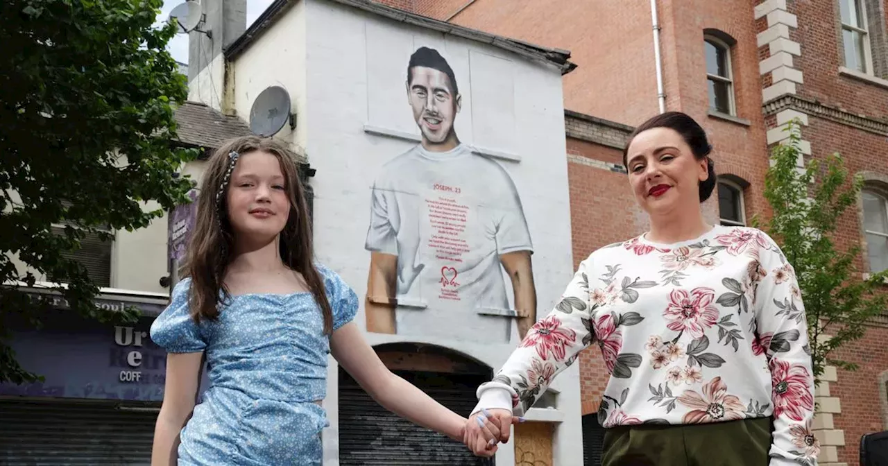 Mural unveiled in memory of Belfast man who died suddenly aged 23