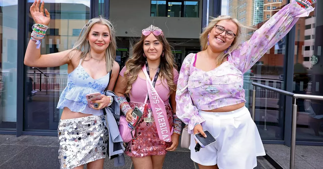 Taylor Swift fans depart from Belfast to Dublin ahead of shows this weekend