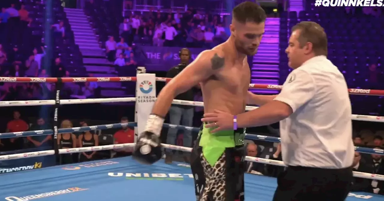 Watch as Belfast boxer flattens opponent with sensational finish at SSE Arena