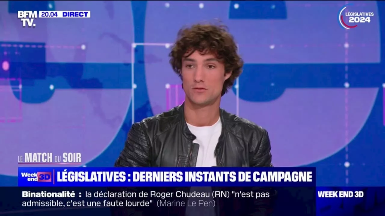 – Pablo Pillaud-Vivien: 'Au mieux, c'est une validation des élections européennes. Au pire, il y a une augmentation de la dynamique du RN'