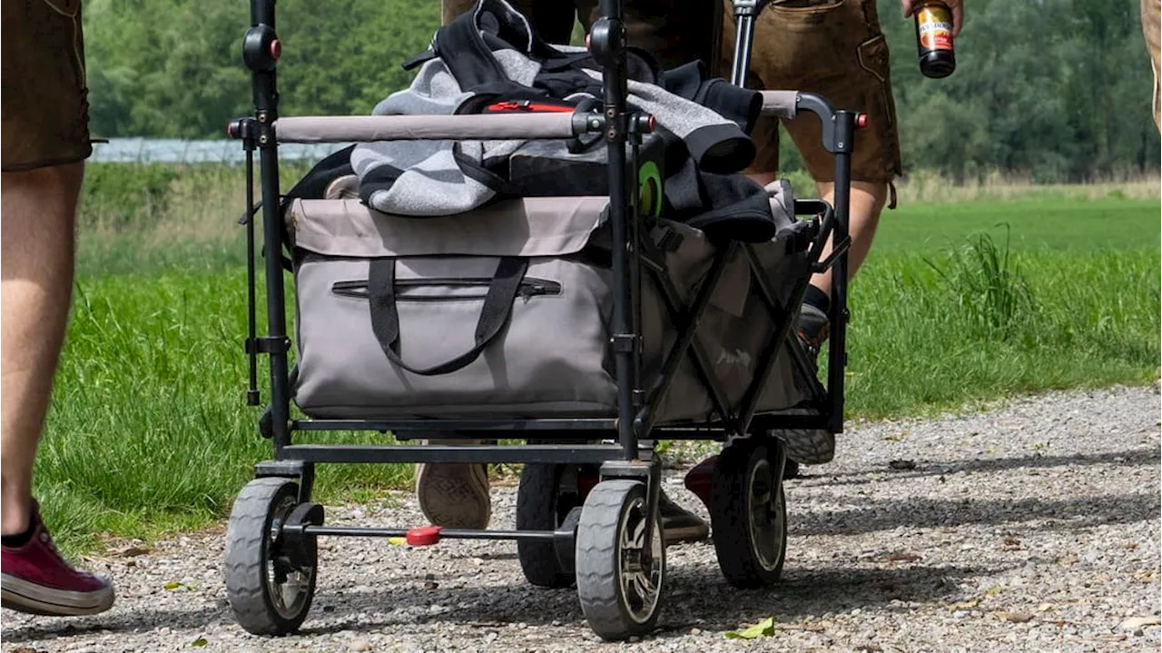 Zweibrücken: Bollerwagen mit fünf Kindern rollt in Fluss