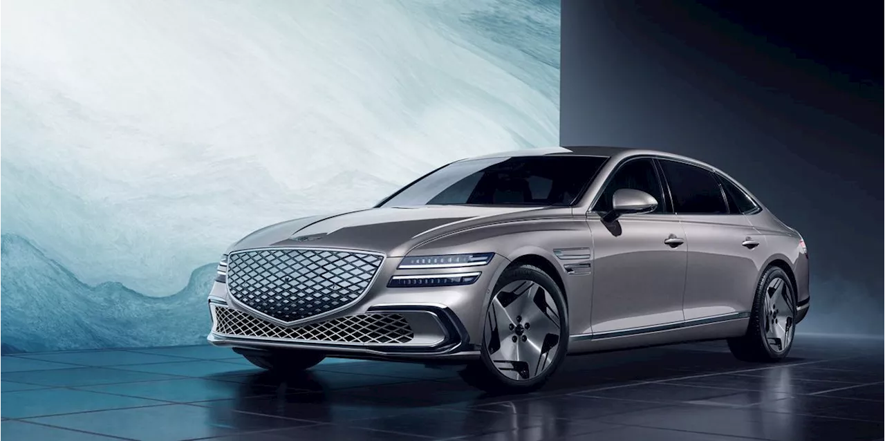 2026 Genesis Electrified G80 Has a Longer Wheelbase and Larger Screen