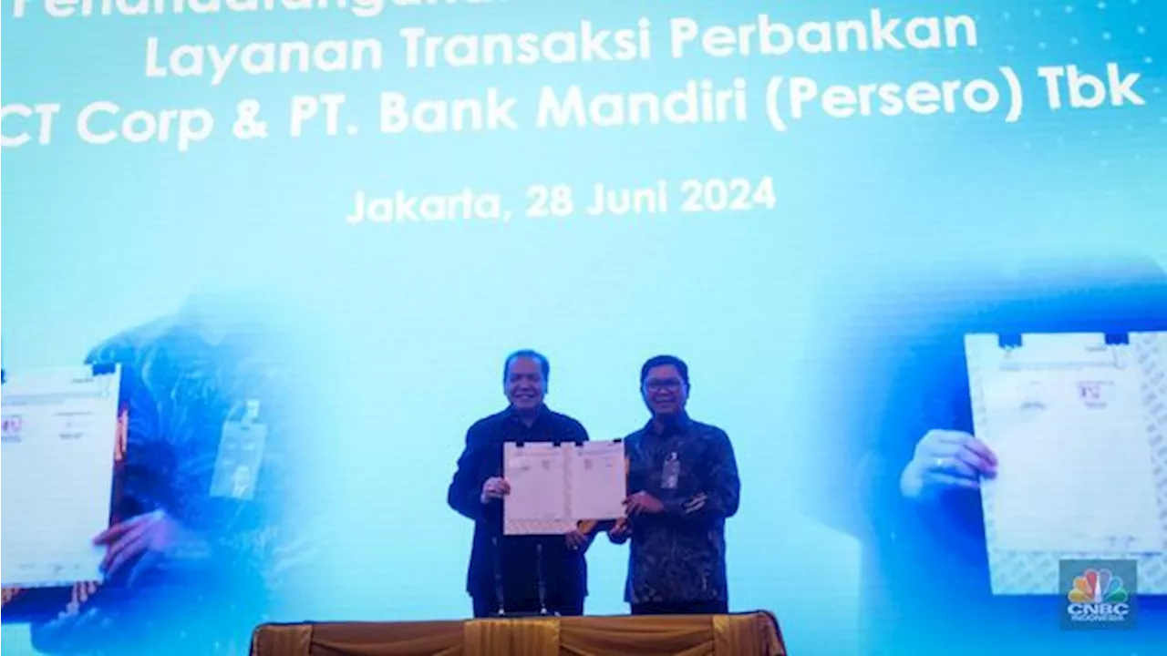 CT Corp & Bank Mandiri Teken MoU, Bank Mega Siap Bersinergi