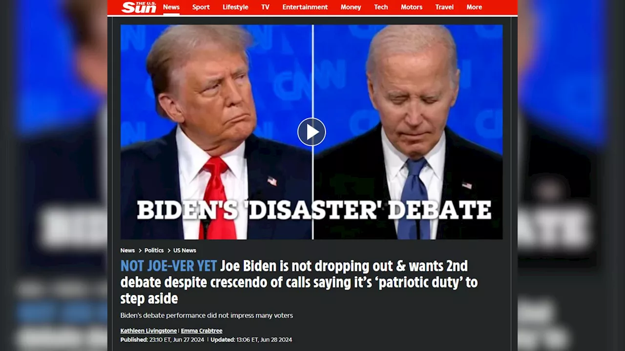 Imprensa europeia reage ao Debate da CNN entre Joe Biden e Donald Trump; veja