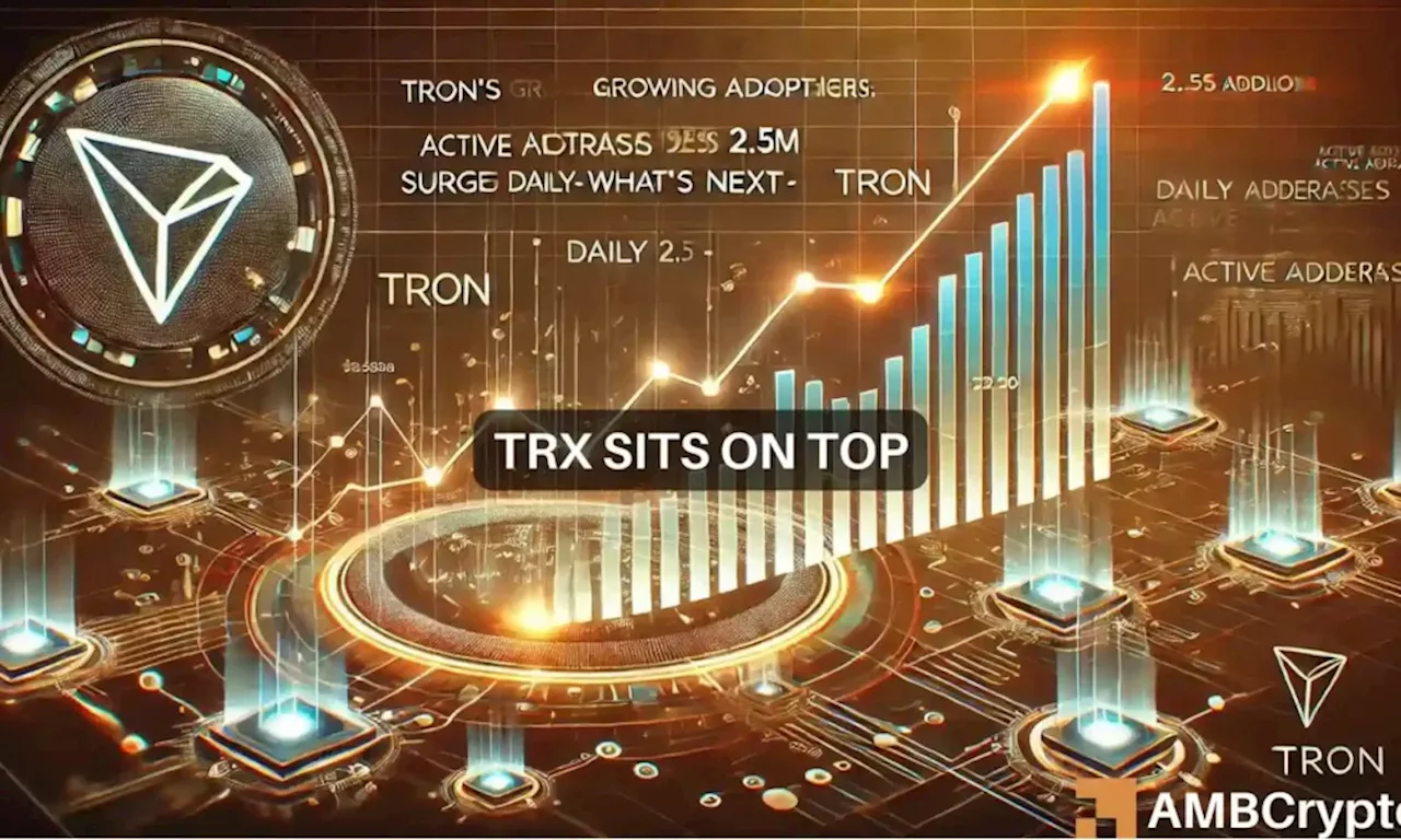 Tron’s daily active users hit 2.5M: Here’s what it means for TRX prices