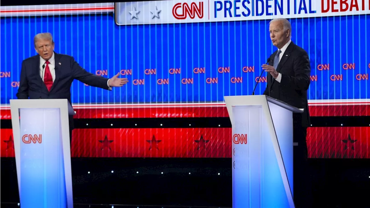 Debate takeaways: Trump confident, even when wrong, Biden halting, even with facts on his side