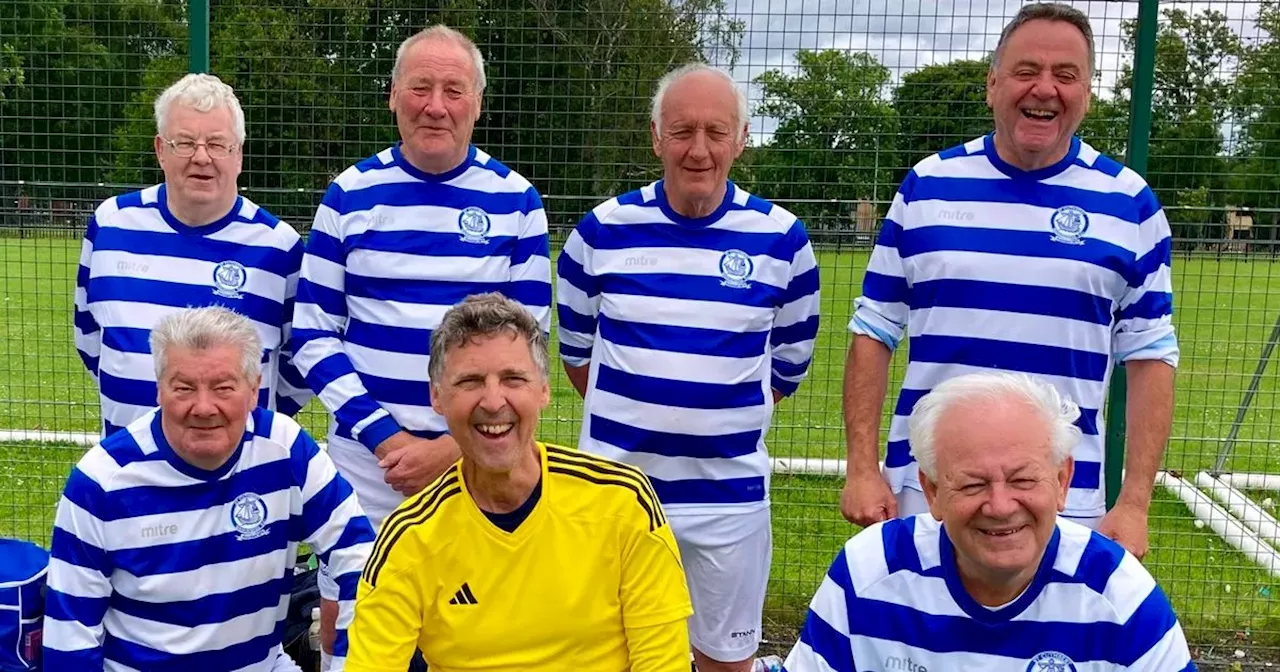 Walking footballers make Scottish Cup debut