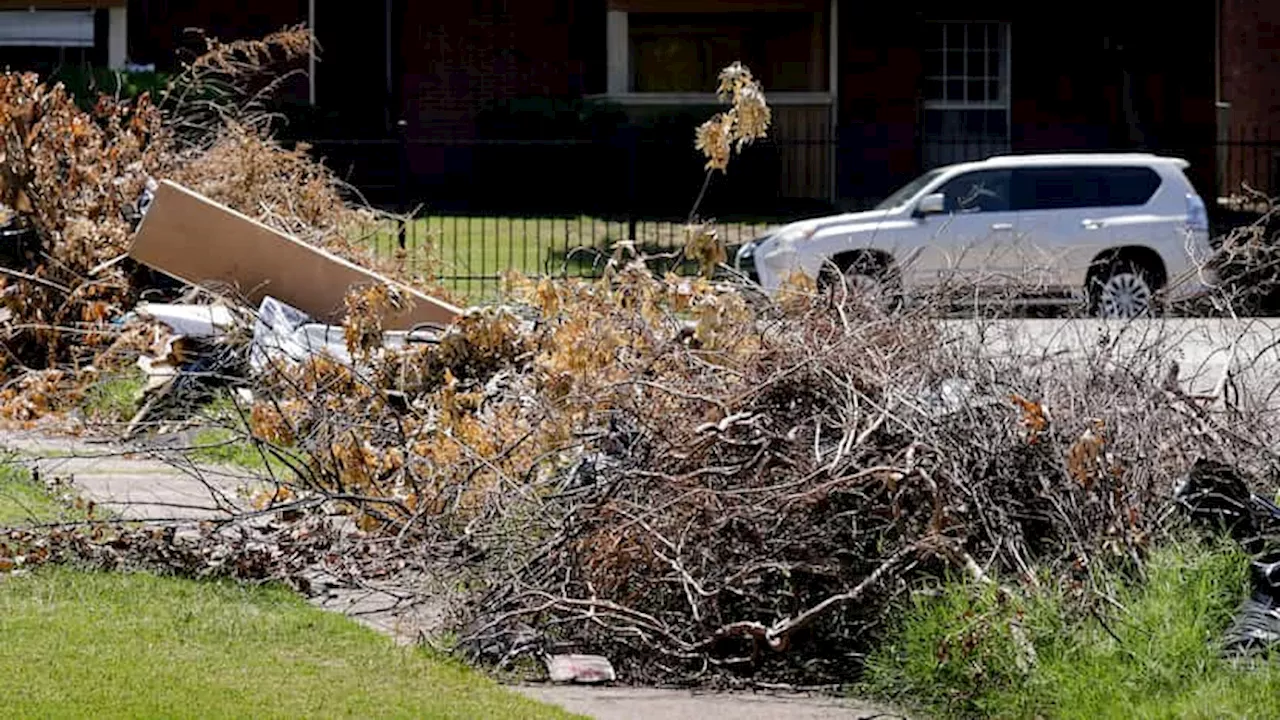 Dallas storm cleanup work on schedule to be done by late July