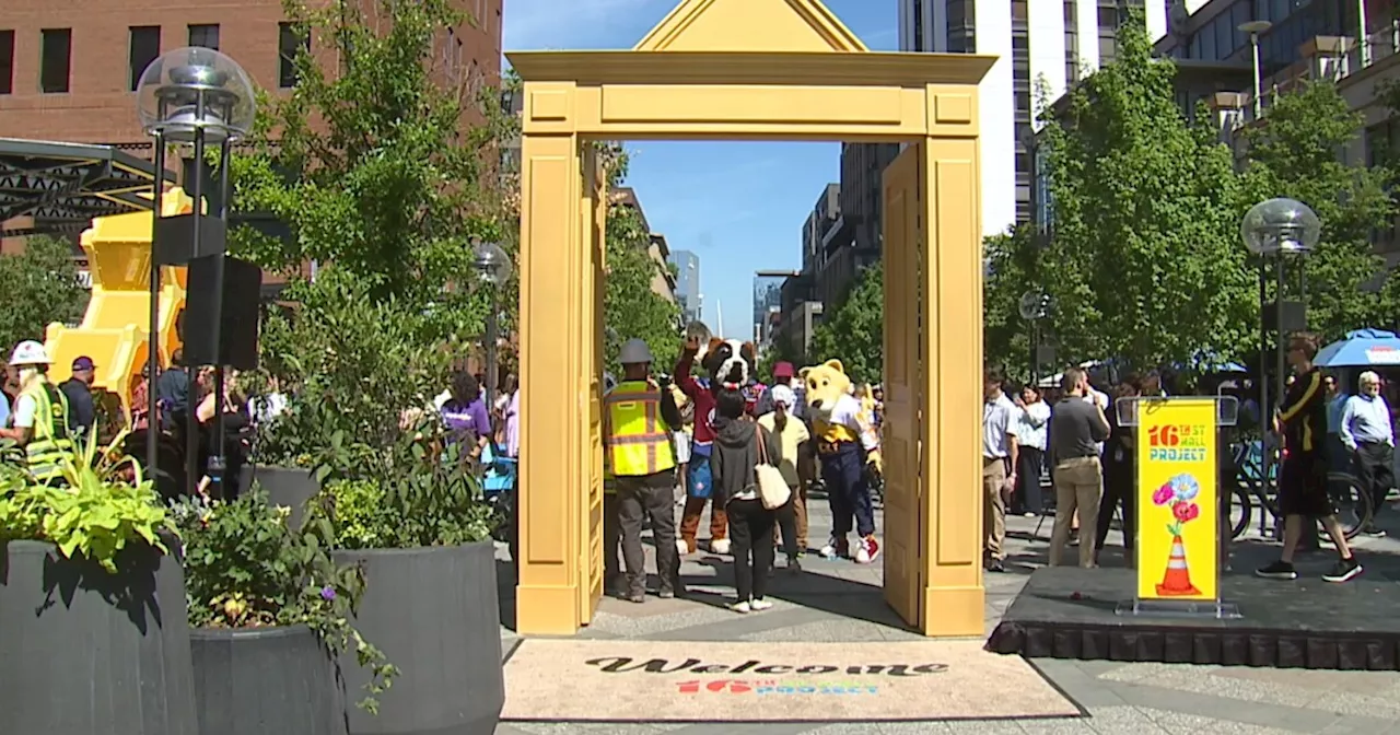 First revitalized block of Denver's 16th Street Mall opens