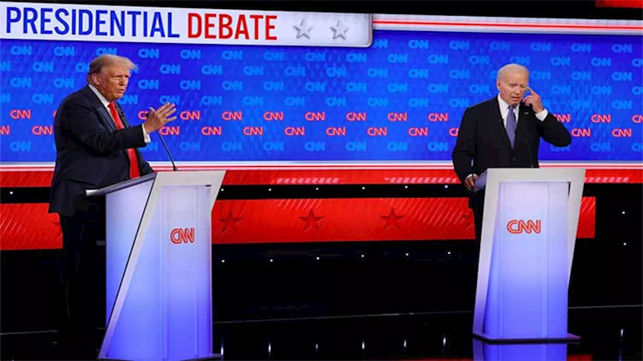 US presidential debate: Rapid poll finds Trump defeated Biden after shaky performance