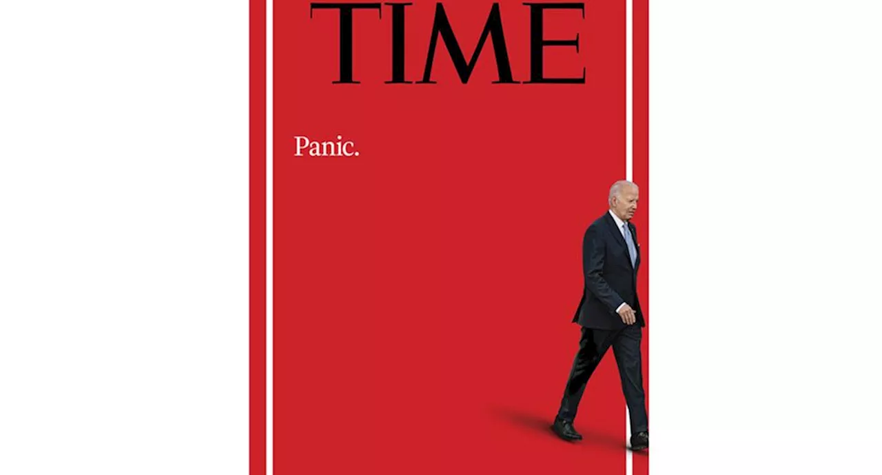 'Pánico': la portada de la revista Time tras la participación de Biden en el debate presidencial