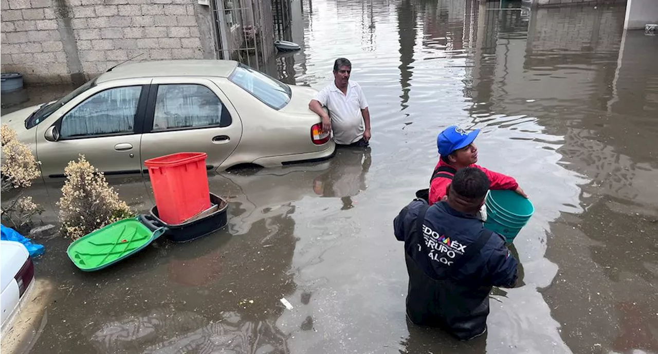 VIDEO Gobierno municipal de Cuautitlán reconoce estar rebasado por la emergencia a causa de inundación en colonia Rancho San Blas