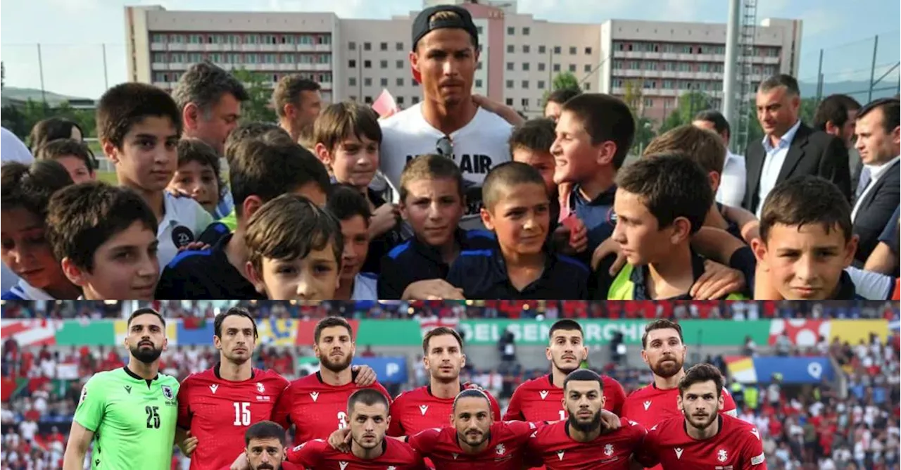 Cristiano Ronaldo inauguró hace 11 años una academia de jugadores en Georgia que ahora le ganaron a Portugal en la Euro