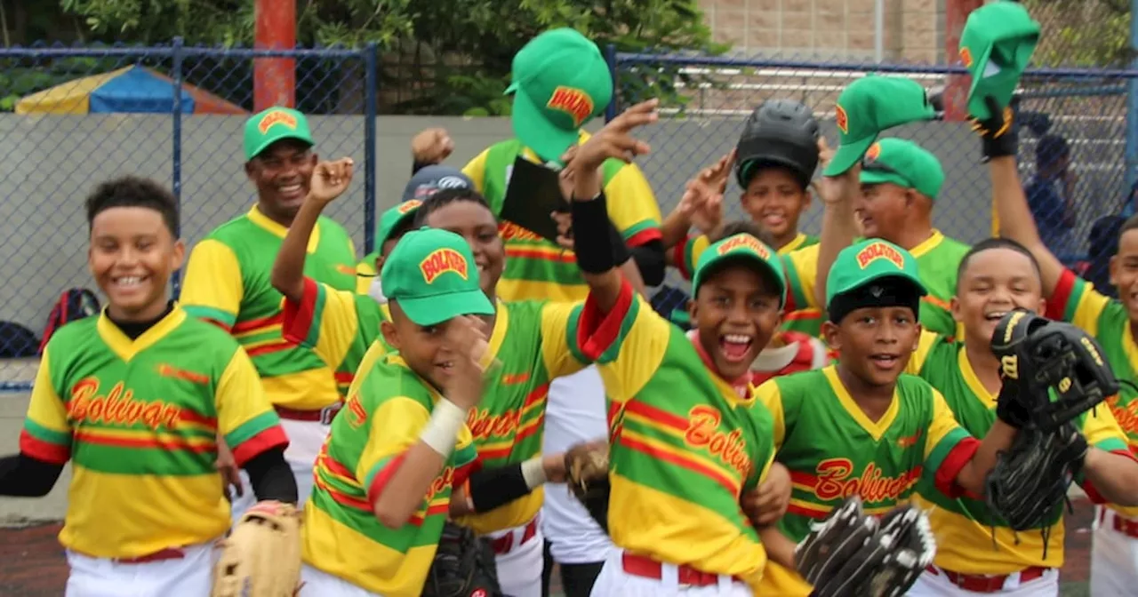 Bolívar noqueó a Atlántico y buscará el título Nacional Sub-10 de béisbol