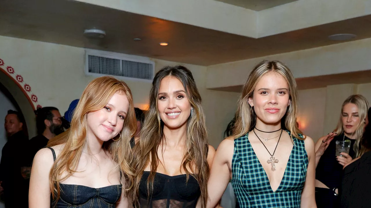 Jessica Alba's Daughters Honor and Haven Wear Her Old Dresses on the Red Carpet