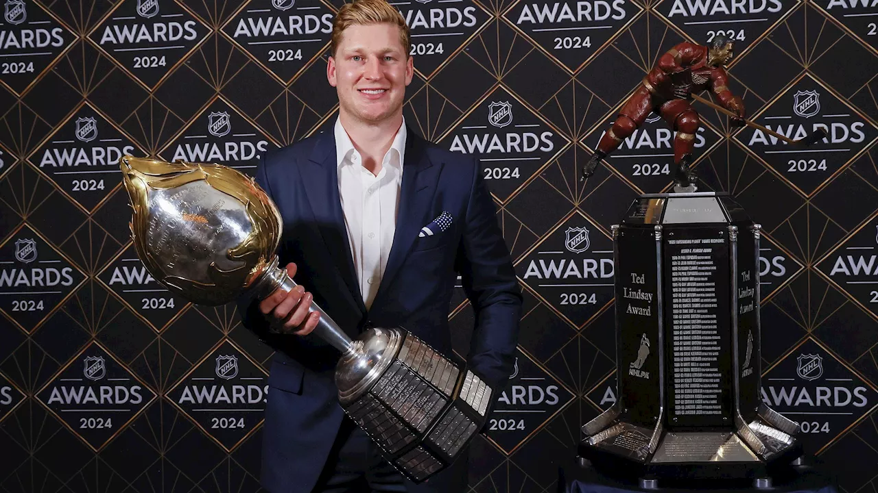 NHL: Nathan MacKinnon als MVP ausgezeichnet - Center der Colorado Avalanche räumt prestigeträchtigen Preis ab