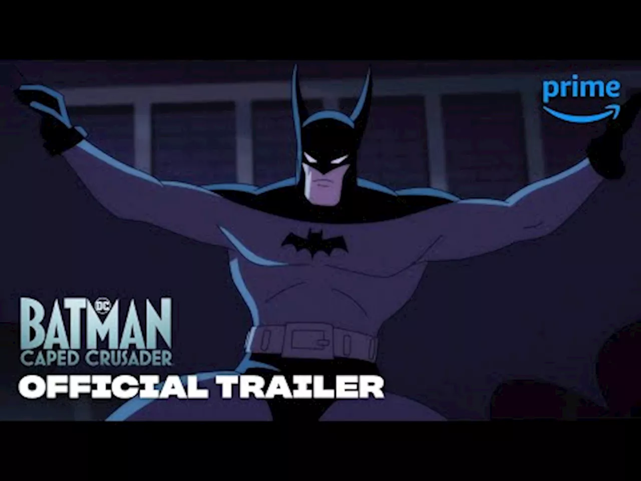 Trailer för Batman: Caped Crusader. Animerad Batman-serie kommer snart till Prime Video.