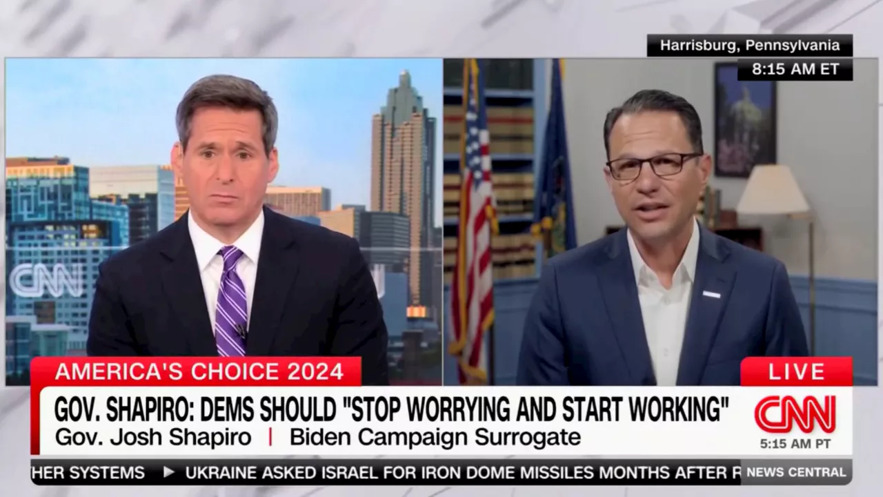 Pennsylvania Gov. Shapiro hits CNN for not calling out Trump's 'lies' during debate with Biden