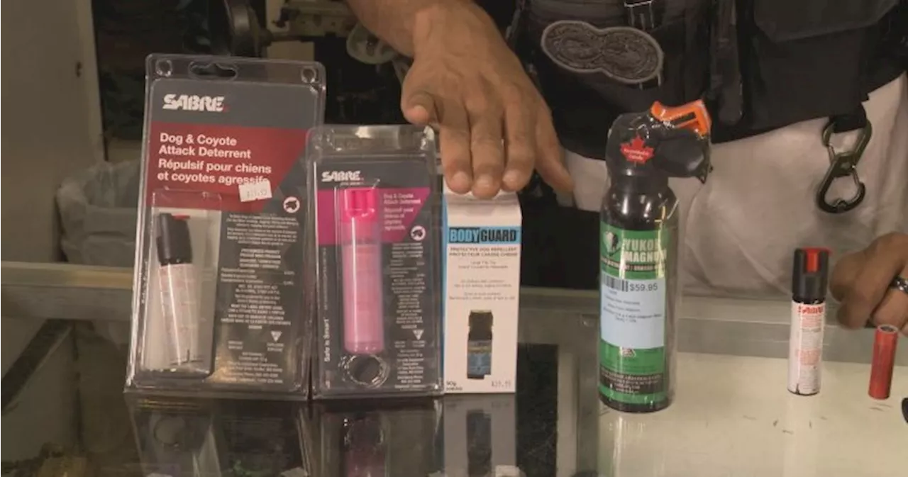 Edmonton looks to ban sale of bear spray to people under 18 years old