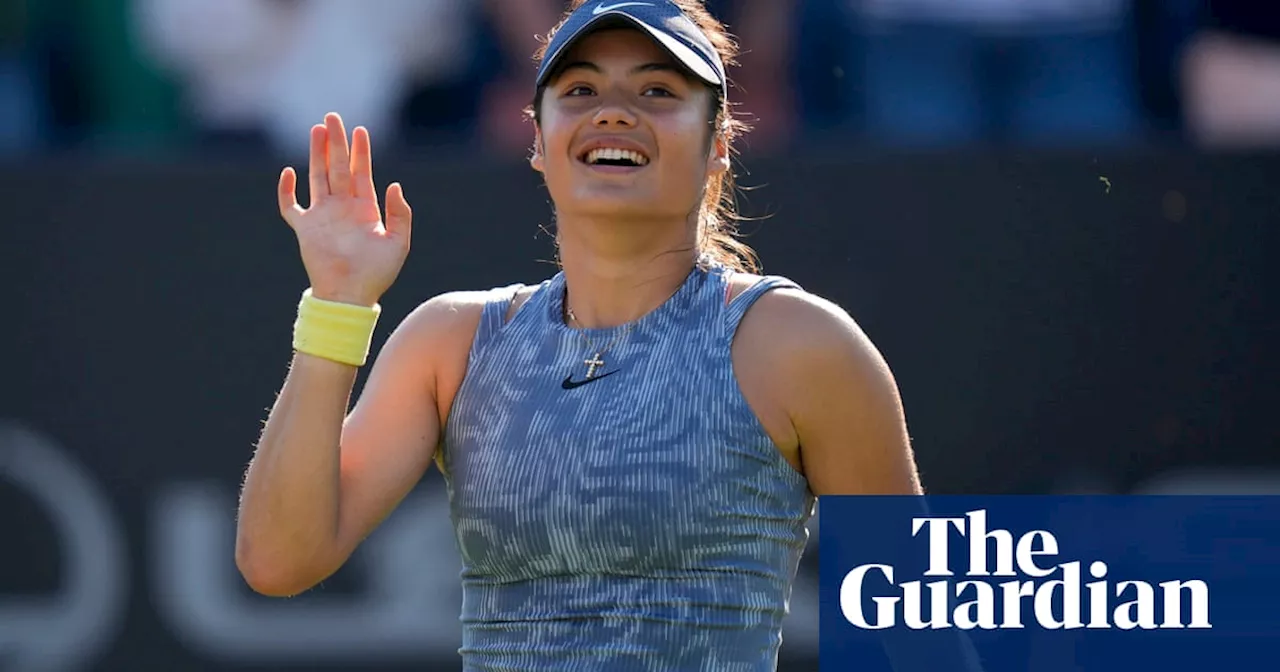 ‘I want them to see I’m happy’: Emma Raducanu buoyant for Wimbledon return