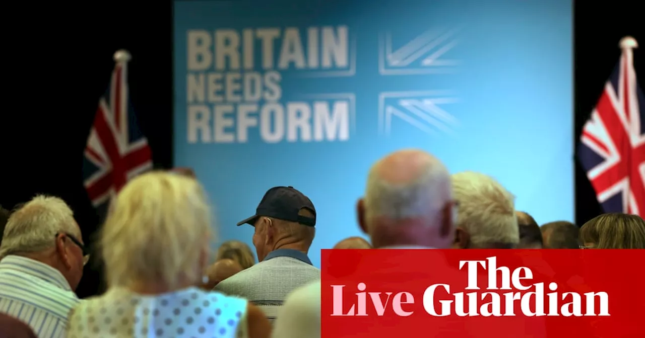 UK general election live: Reform campaigners filmed secretly making racist, homophobic slurs