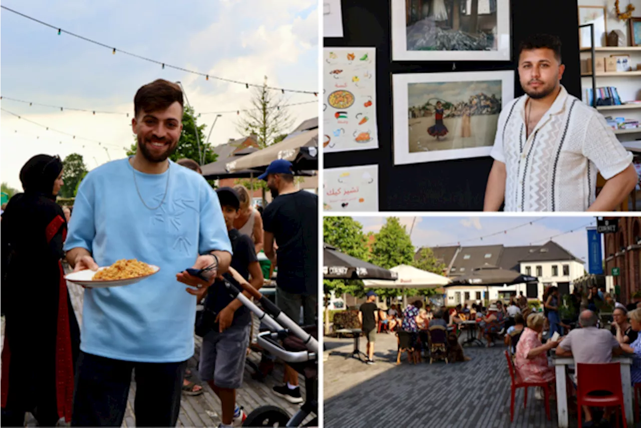 Bewoners opvangcentrum Berlaar bereiden traditionele Palestijnse maaltijd op succesvolle ‘Samen Eten & Expo’: