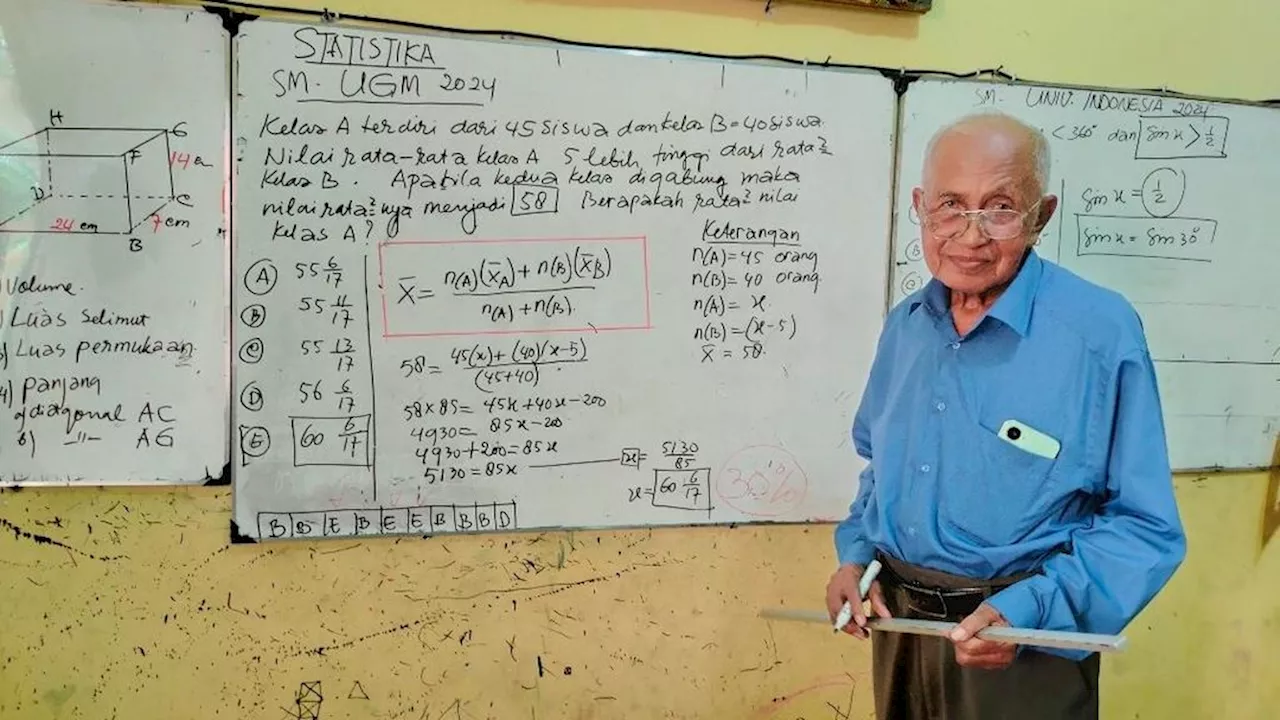 Melan Achmad, Si Mbah yang Mengajar Matematika di Ruang Kelas hingga Tiktok