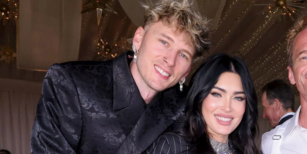 Megan Fox and Machine Gun Kelly Have Two Extremely Different Takes on Suiting Up