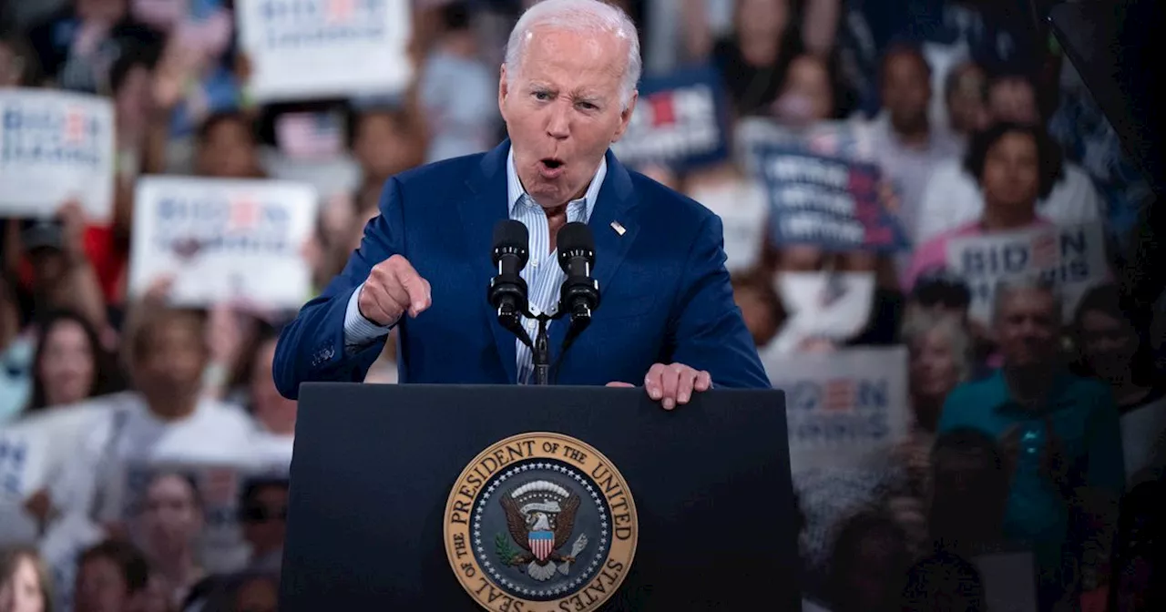 A Newly Energized Joe Biden Addresses The Elephant In The Room