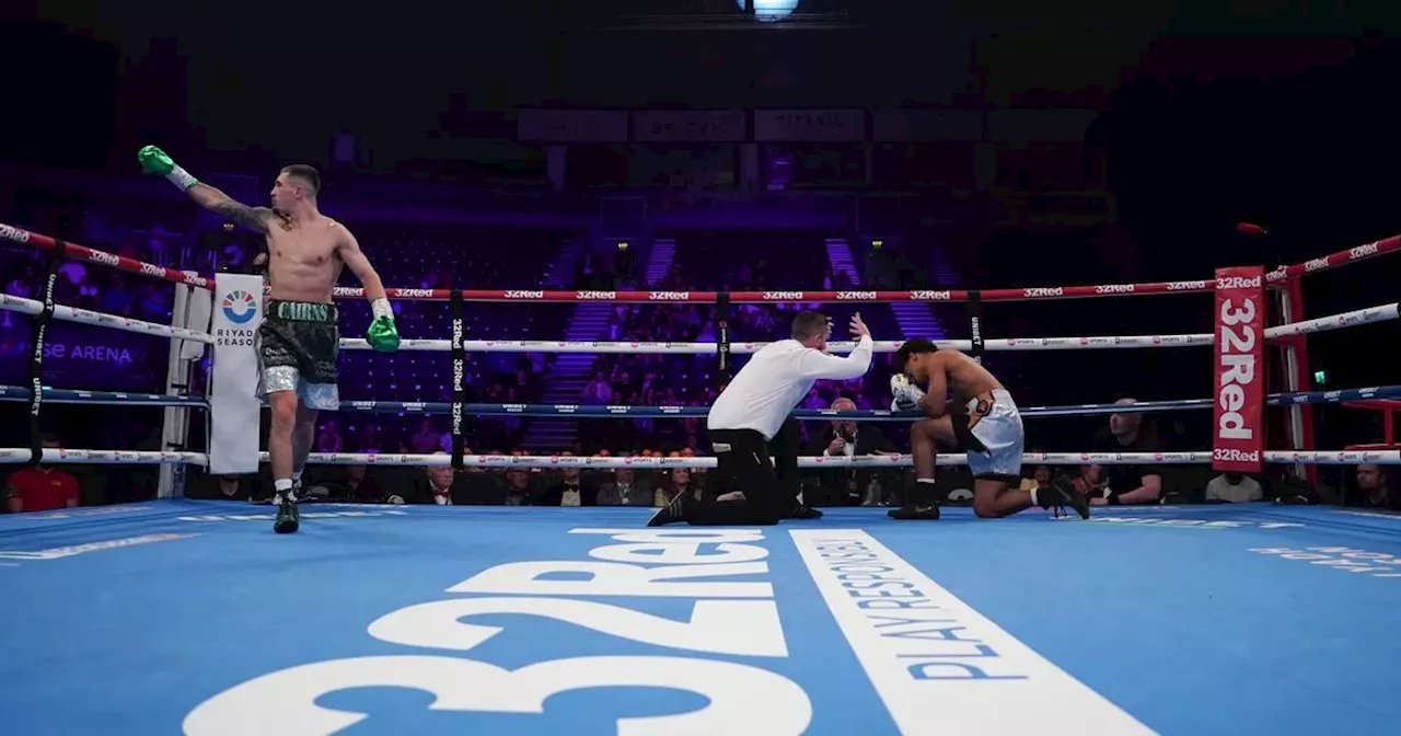 Belfast body shot sees Steven Cairns secure knockout win