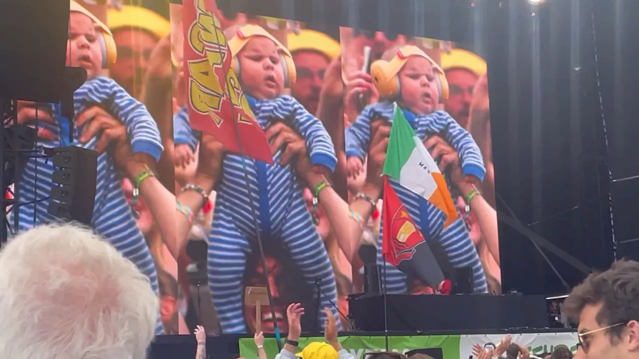 Glastonbury Festival 2024: Baby steals show at Annie Mac’s set