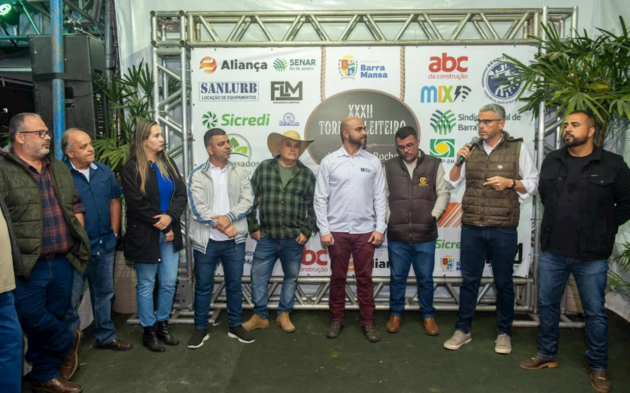 Prefeito Rodrigo Drable participa da abertura do 32º Torneio Leiteiro de Antônio Rocha