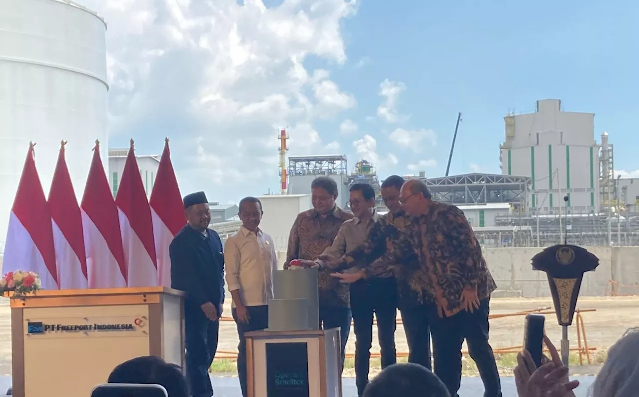 Freeport Indonesia Catatkan Sejarah Lagi, Smelter di Gresik Mulai Beroperasi