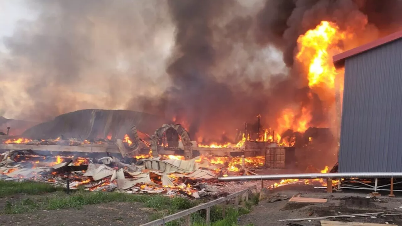 Stebbins residents banded together to fight fast-moving fire that destroyed their school