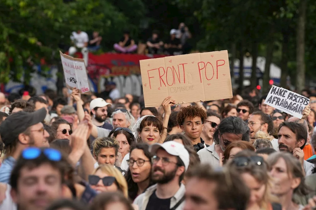 Rassemblements contre l'extrême droite à Paris et en France à trois jours des législatives