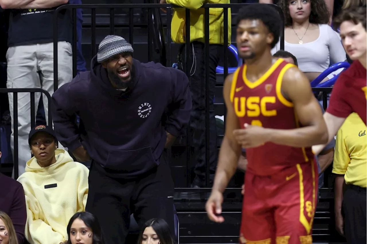 LeBron James’ father-son dream is fulfilled, but the shadow looms large on Bronny James