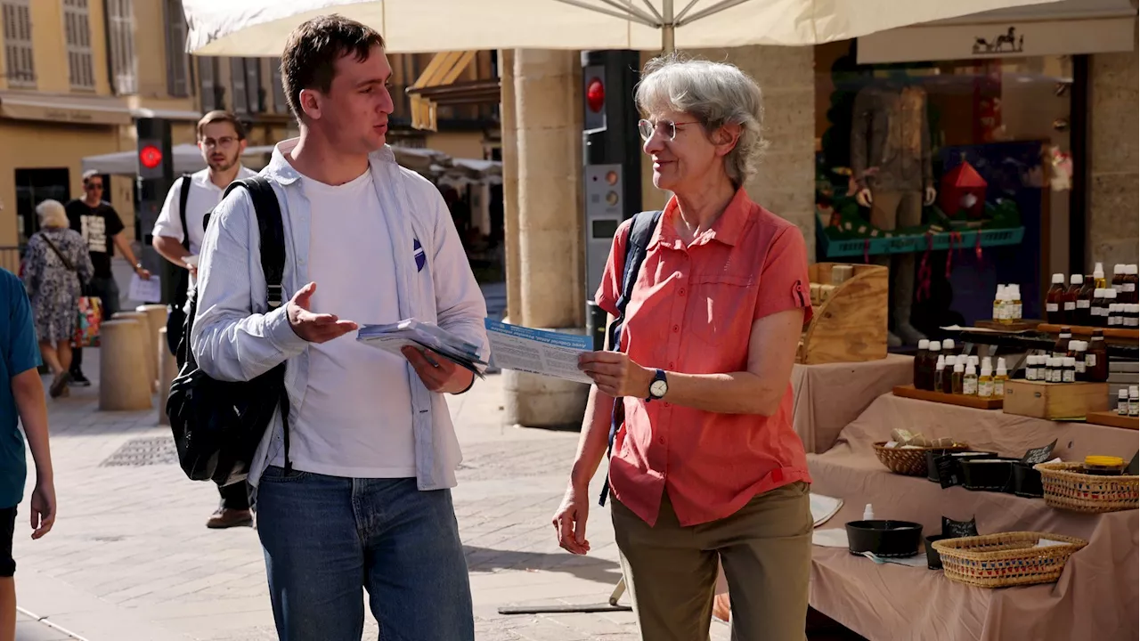 Législatives : ces étudiants repoussent leurs vacances pour s'engager dans la campagne à Aix-en-Provence